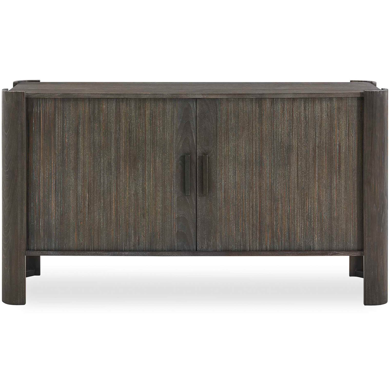 Drury 2 Door Storage Cabinet in Dark Grey by Uttermost