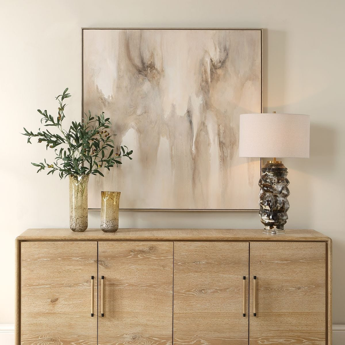 Embark Hand Painted Abstract Canvas by Uttermost