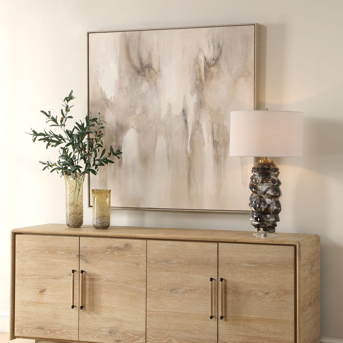 Embark Hand Painted Abstract Canvas by Uttermost