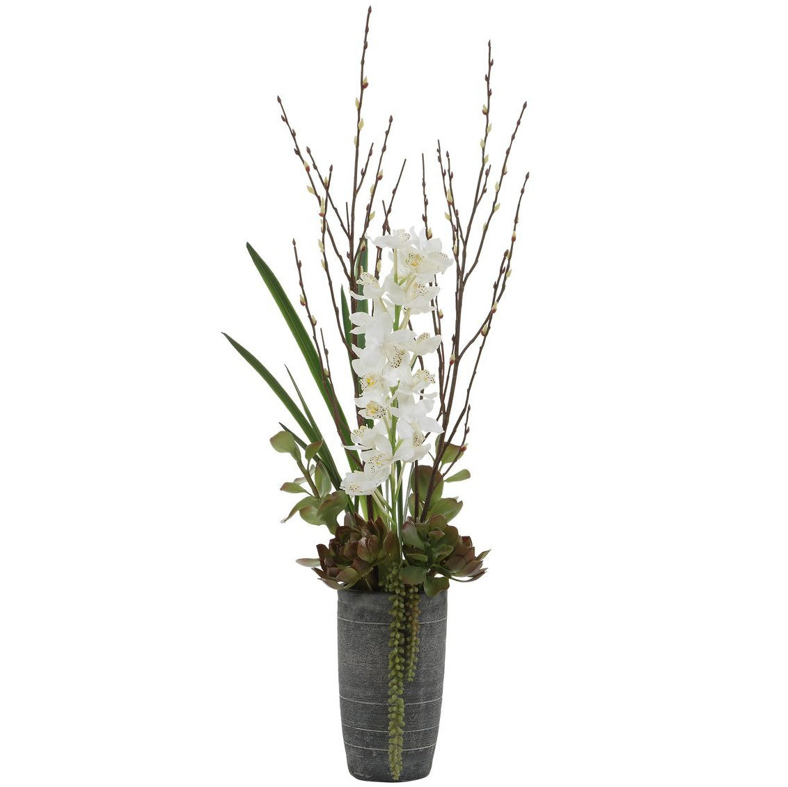 Eterna Orchid Centerpiece and Vase by Uttermost