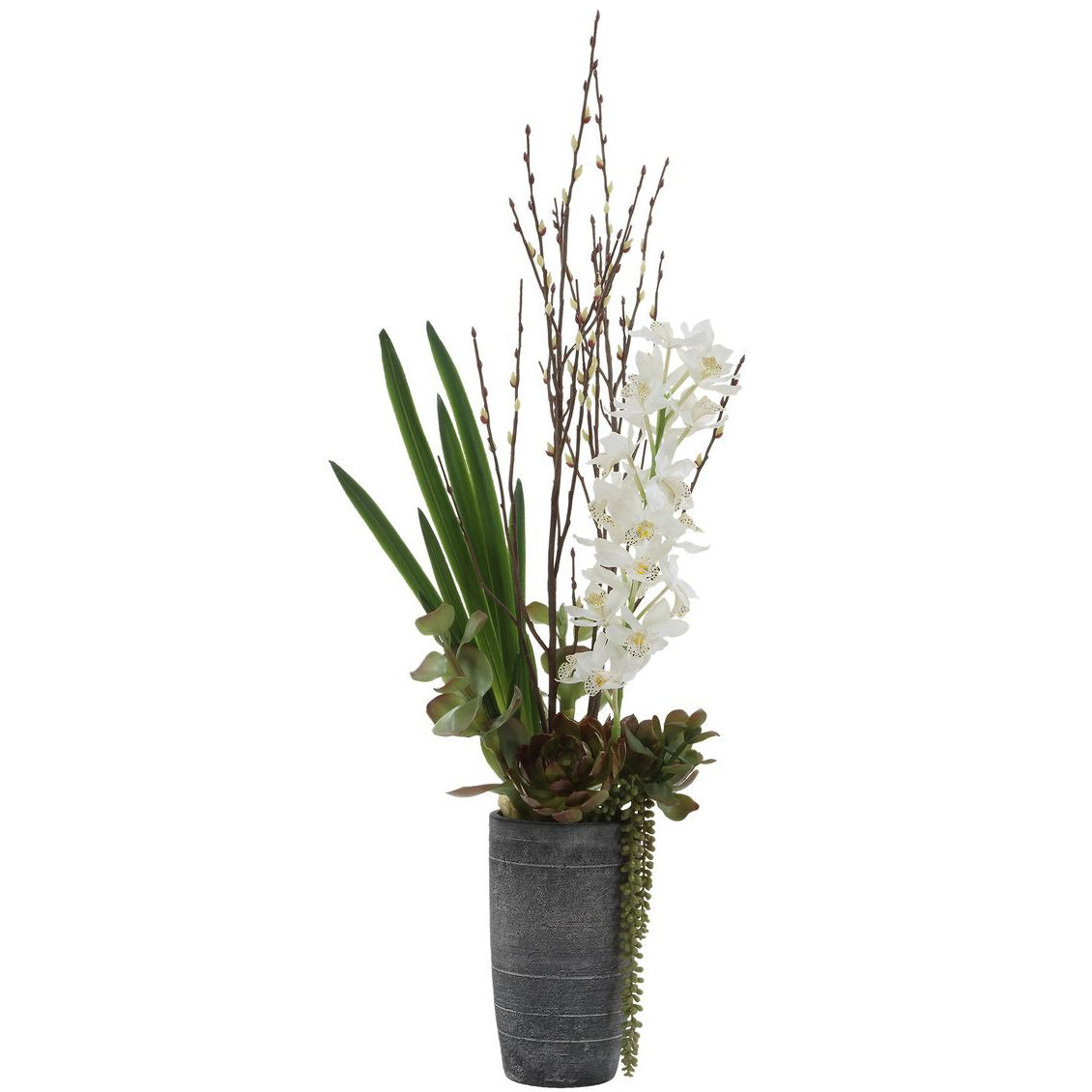 Eterna Orchid Centerpiece and Vase by Uttermost