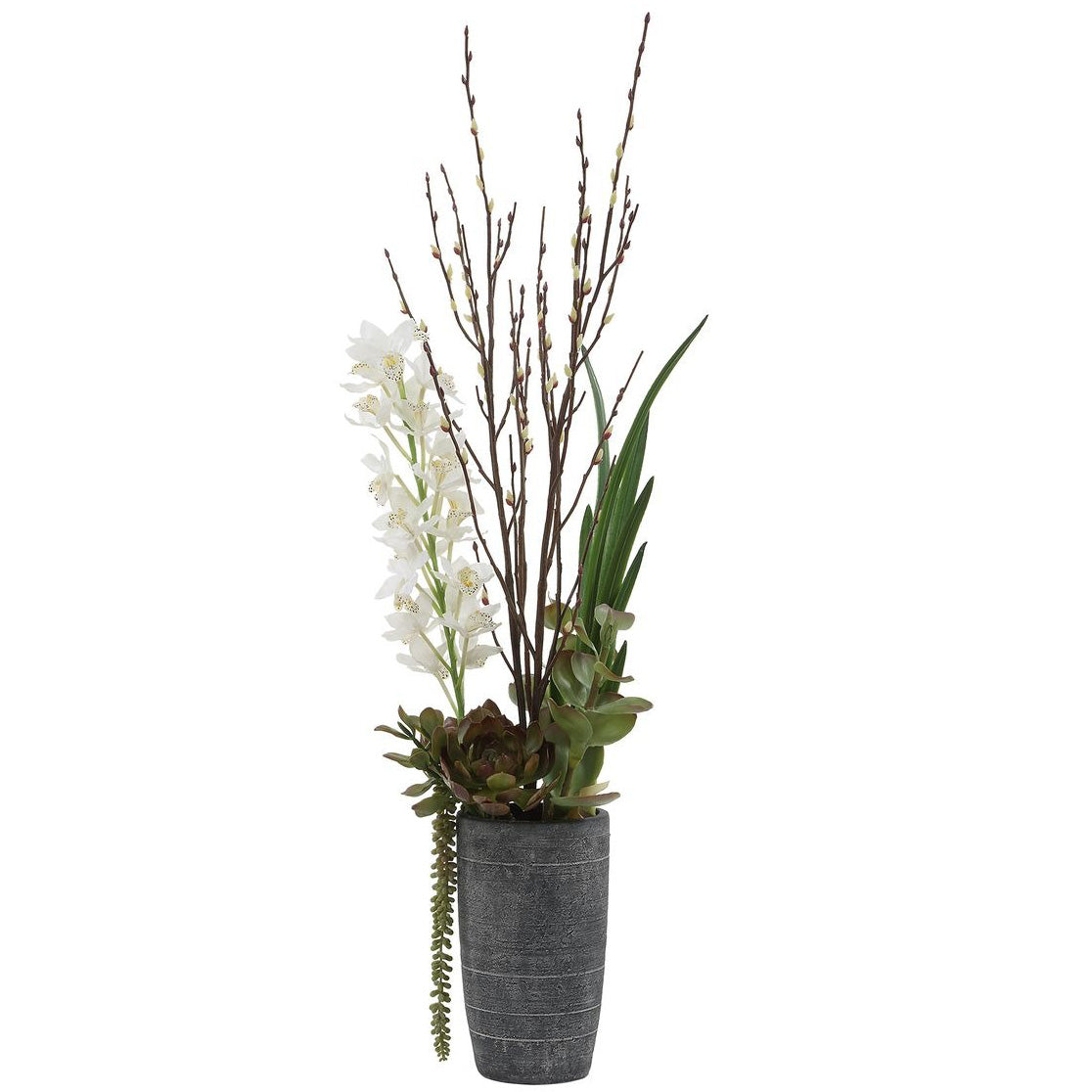 Eterna Orchid Centerpiece and Vase by Uttermost