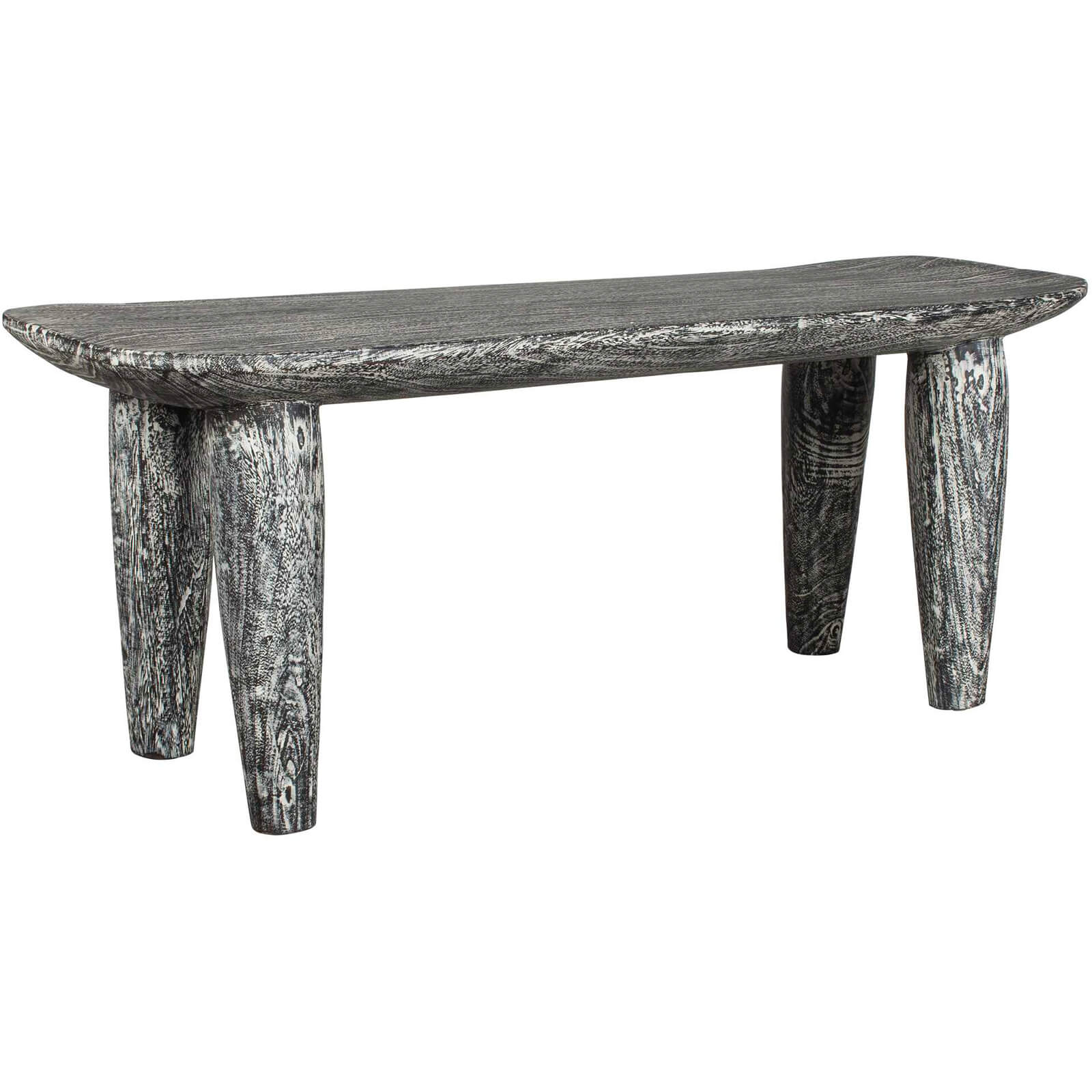 Fade To Black Wood Bench by Uttermost