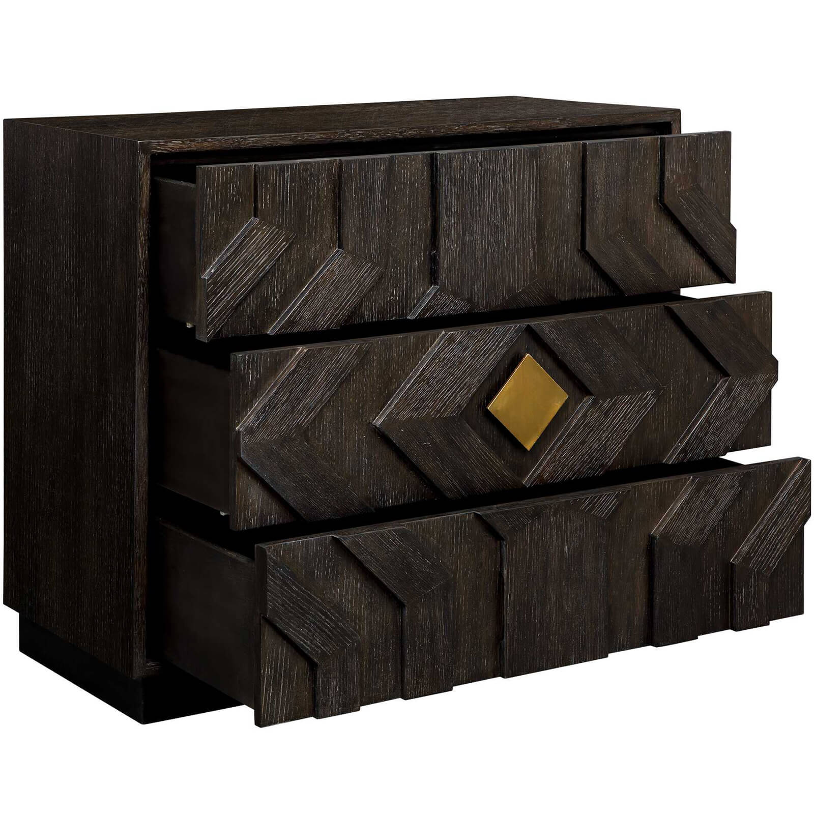 Faulkner 3 Drawer Modern Chest of Drawers by Uttermost