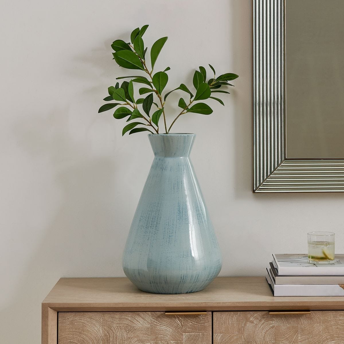 Flare Spire Indoor-Outdoor Ceramic Vase by Uttermost