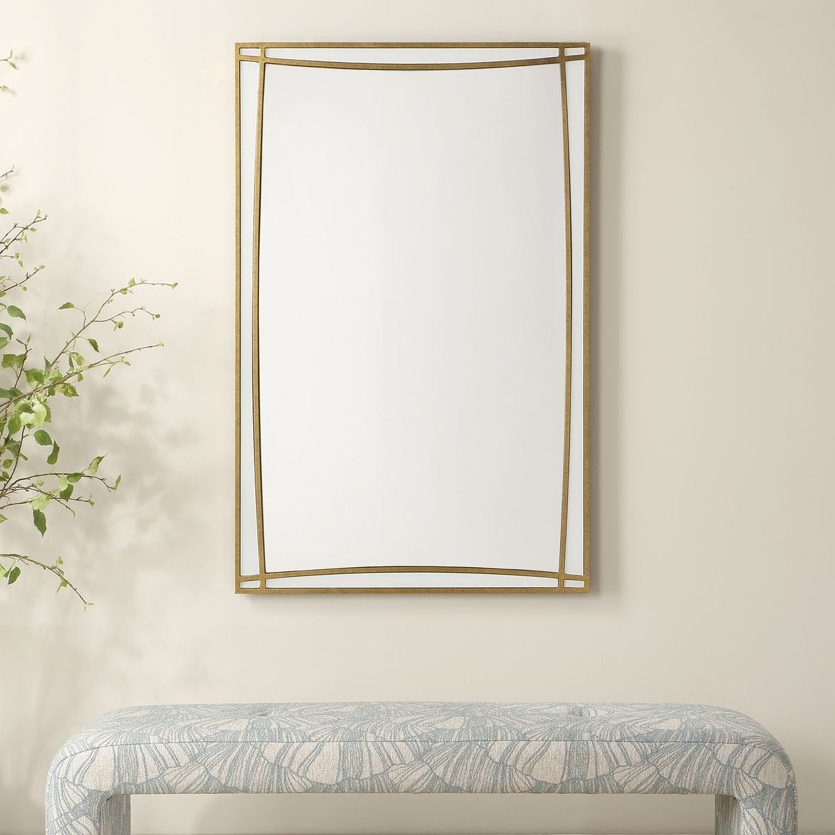 Florence Mirror in Antique Gold by Uttermost