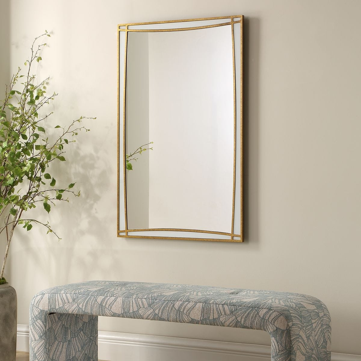 Florence Mirror in Antique Gold by Uttermost