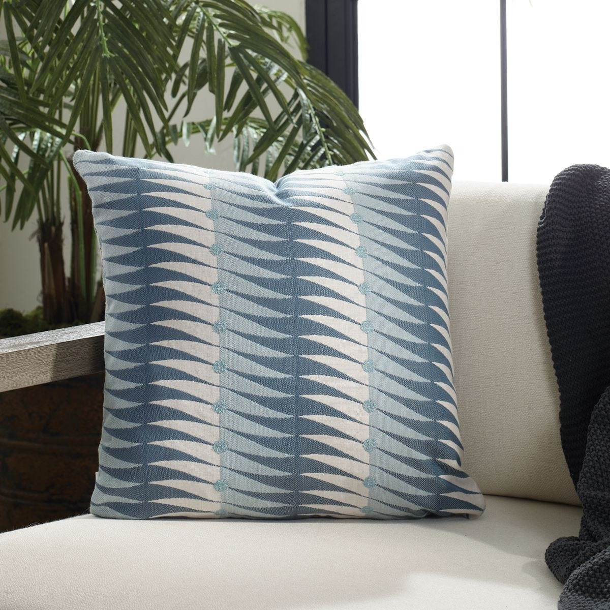 Jetty Outdoor Cushion by Uttermost