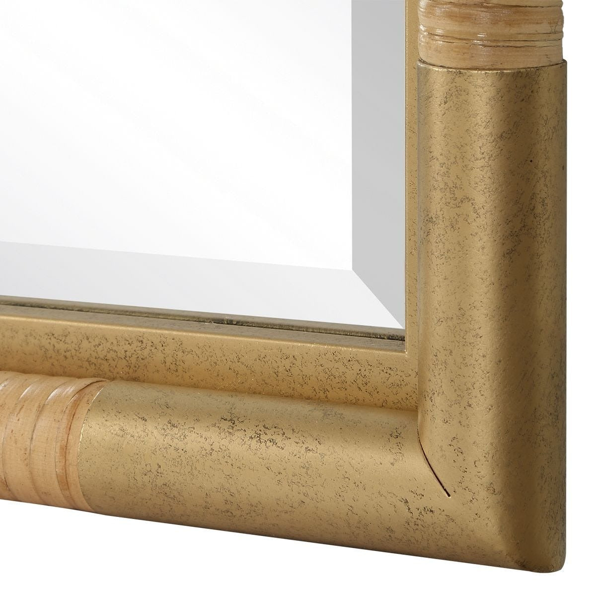 Kampar Full Length Rattan Tall Mirror by Uttermost