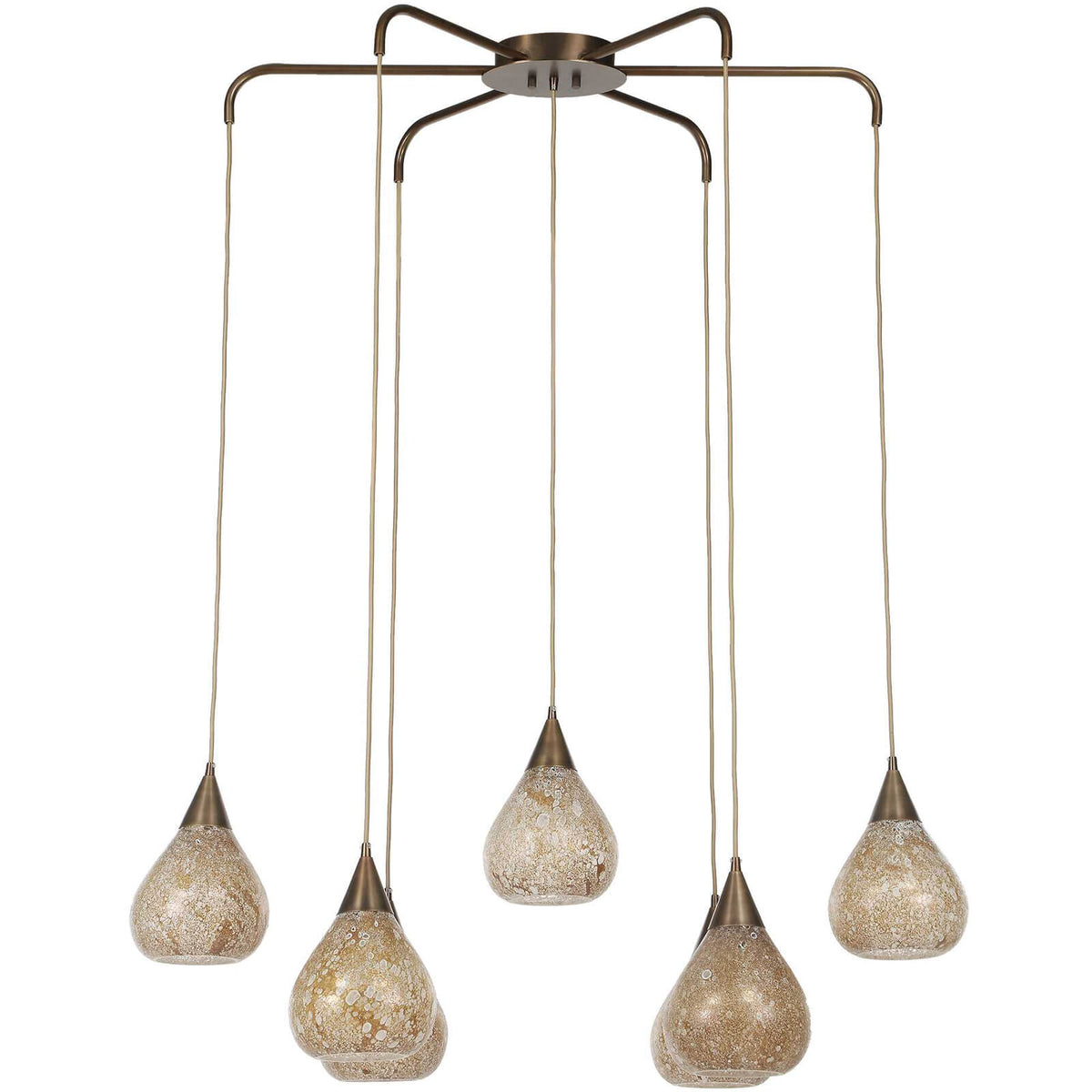 Monsoon 7 Light Chandelier Uttermost