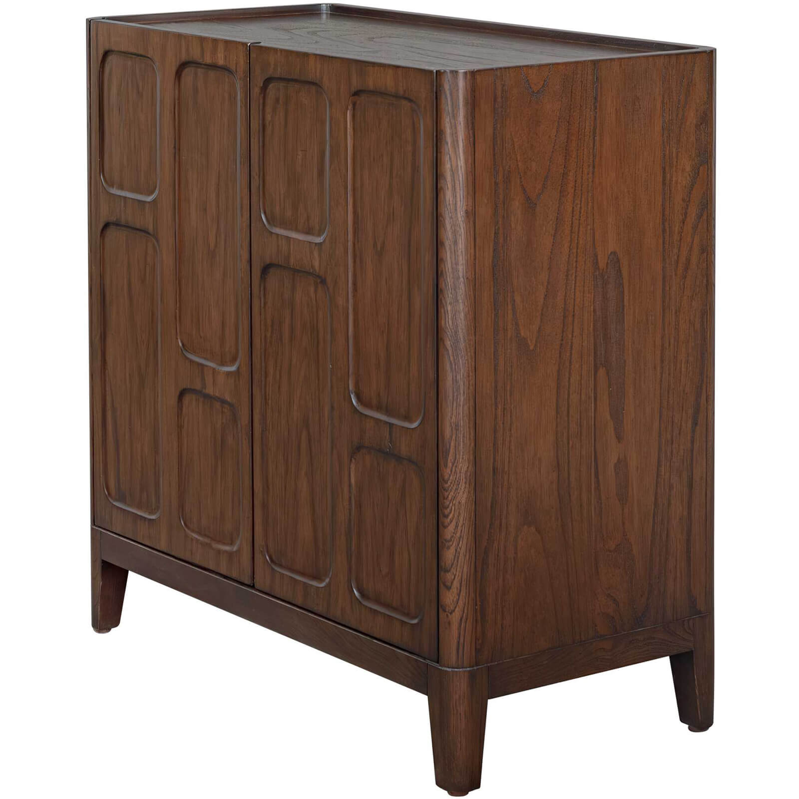 On The Block 2 Door Walnut Cabinet by Uttermost