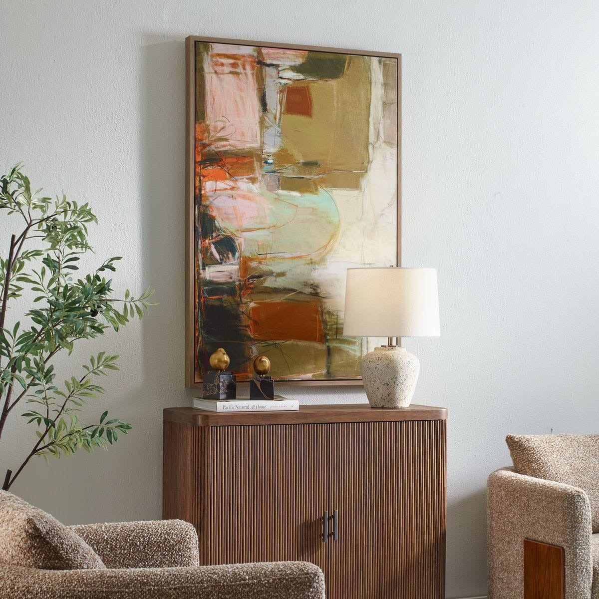 Palace Walls Framed Abstract Art by Uttermost