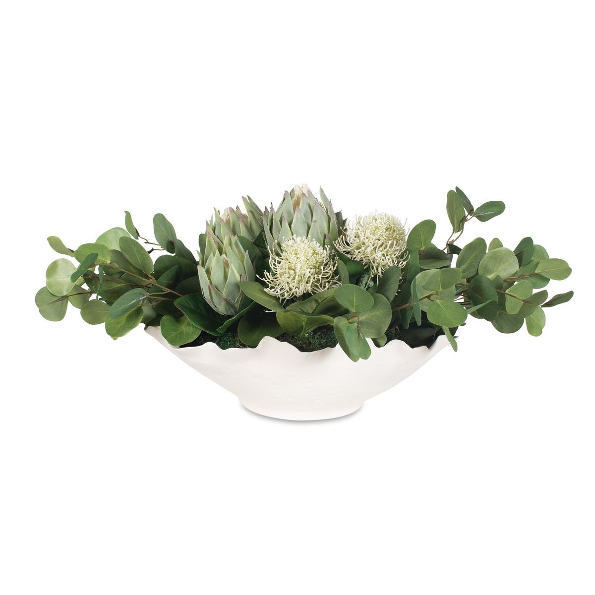 Protea Blooms Centerpiece Bowl by Uttermost