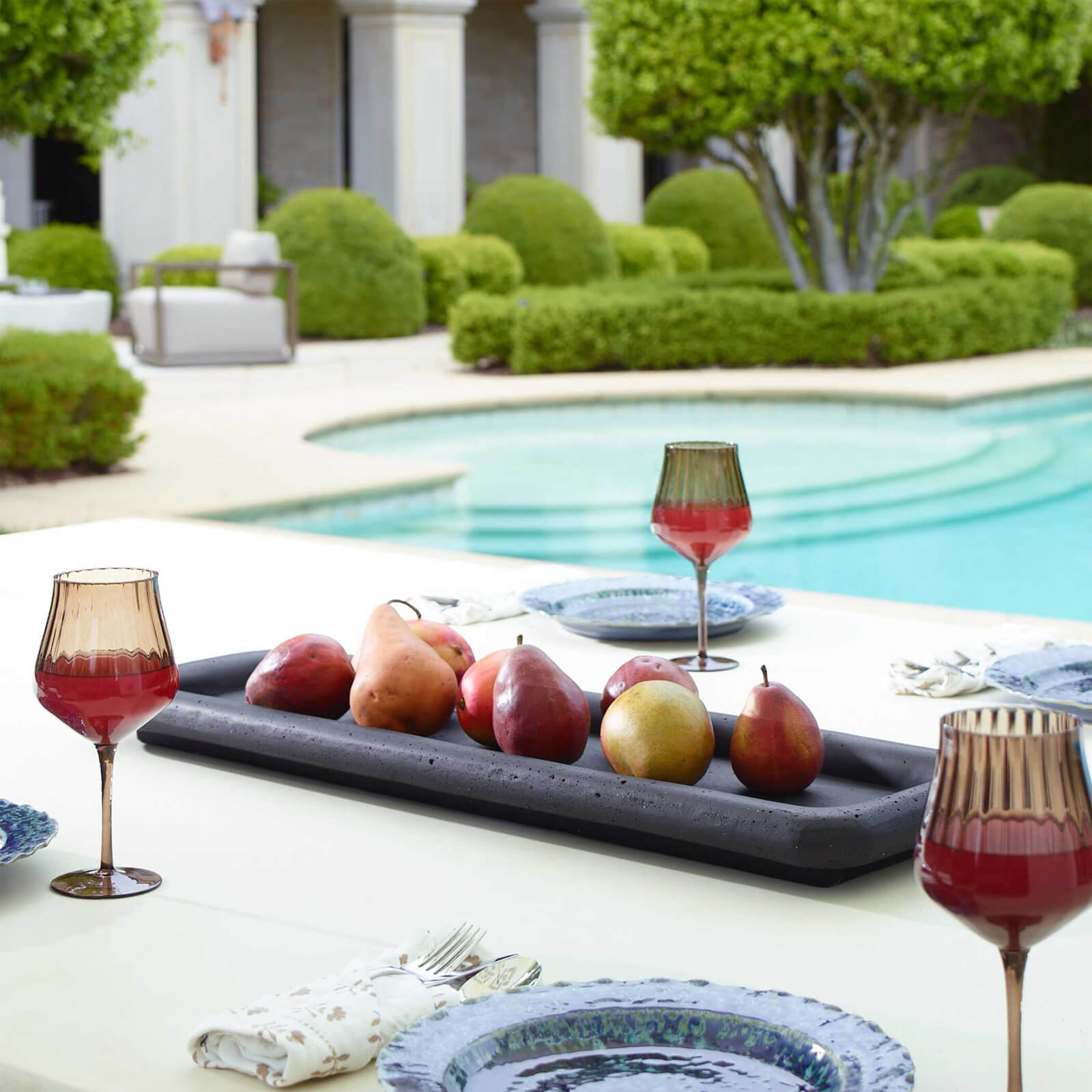 Shadowline Indoor-Outdoor Black Tray by Uttermost