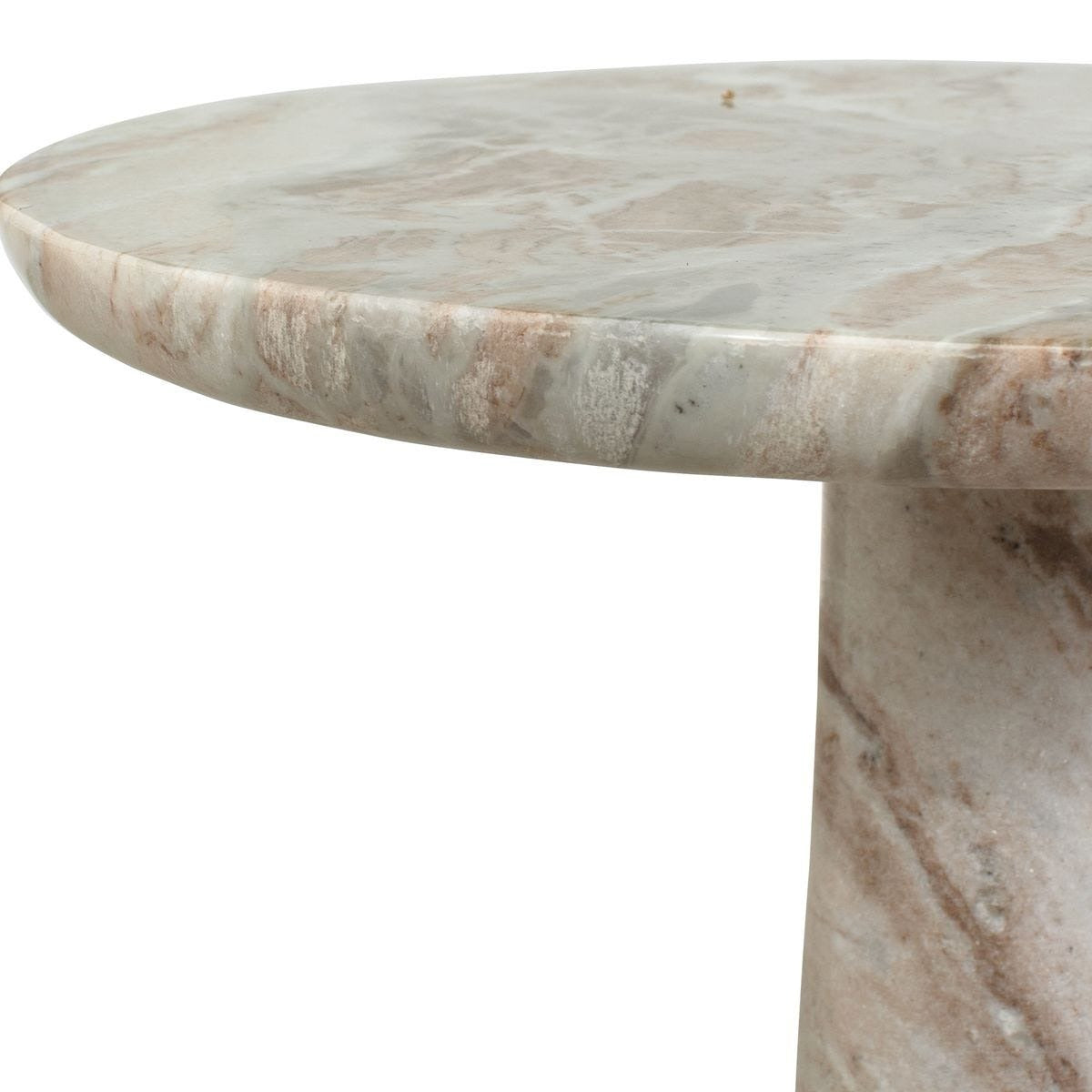 Shura Indoor-Outdoor Accent Table in Marble by Uttermost