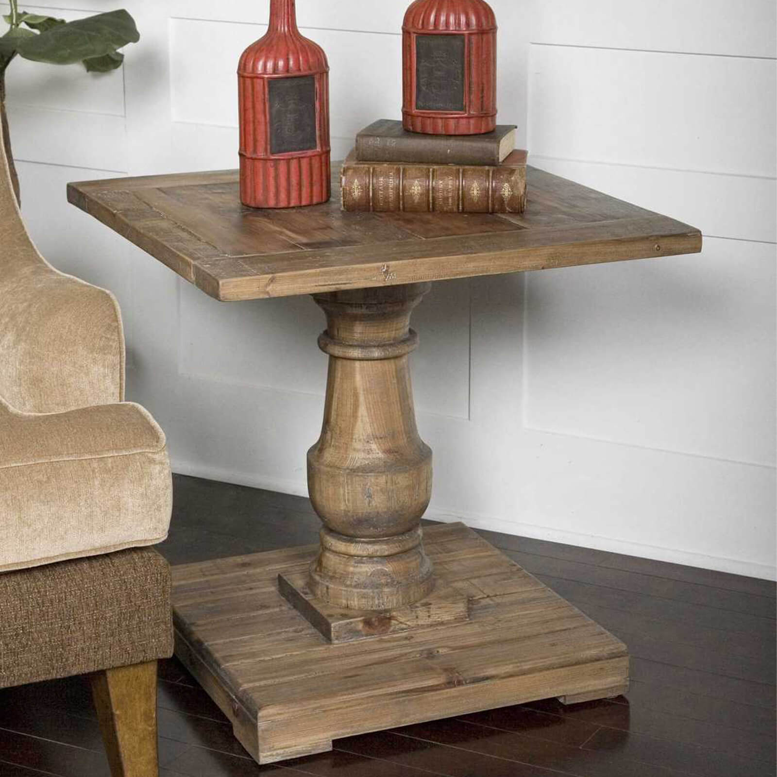 Stratford Pedestal End Table by Uttermost