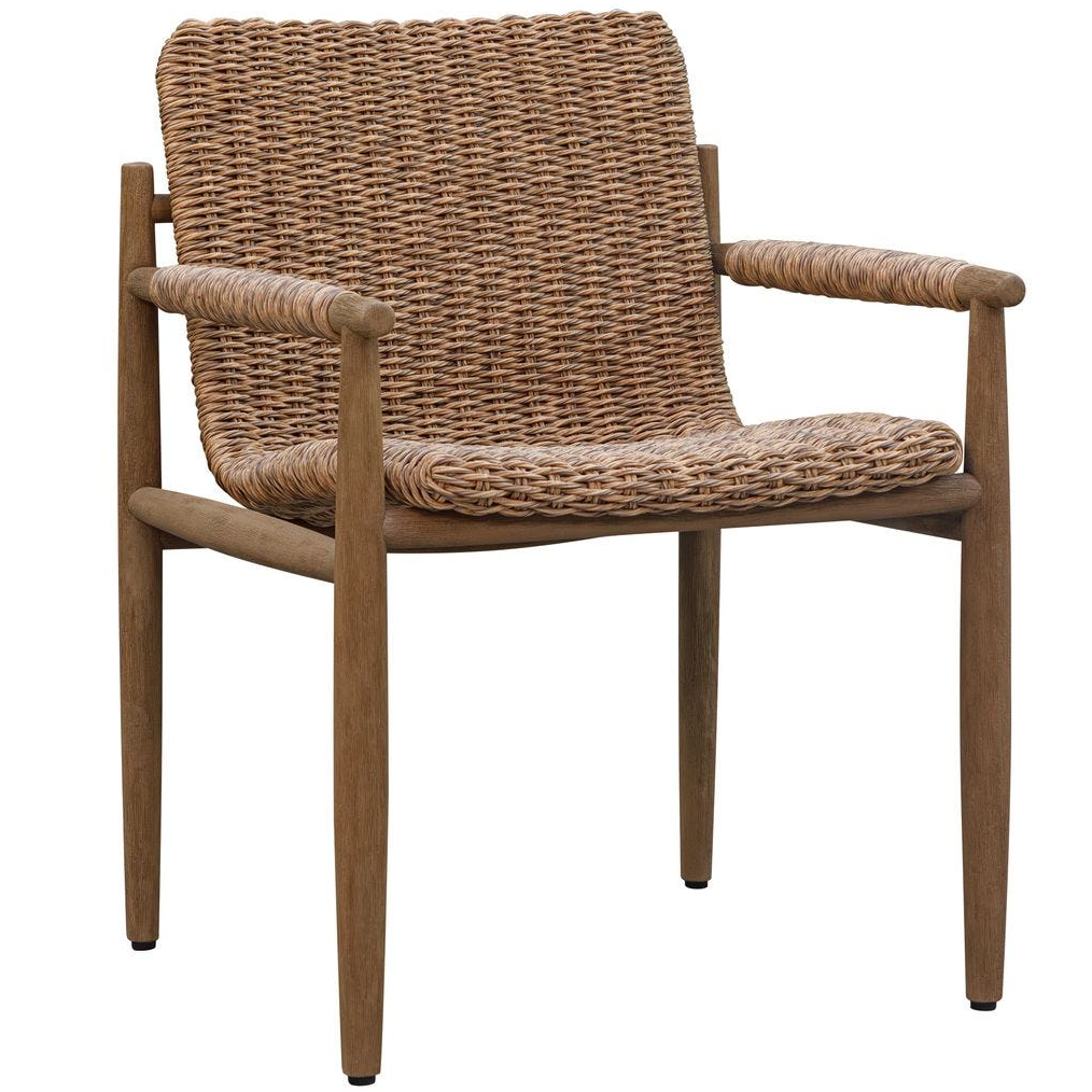 Sumba Flax Outdoor Lounge Chair by Uttermost