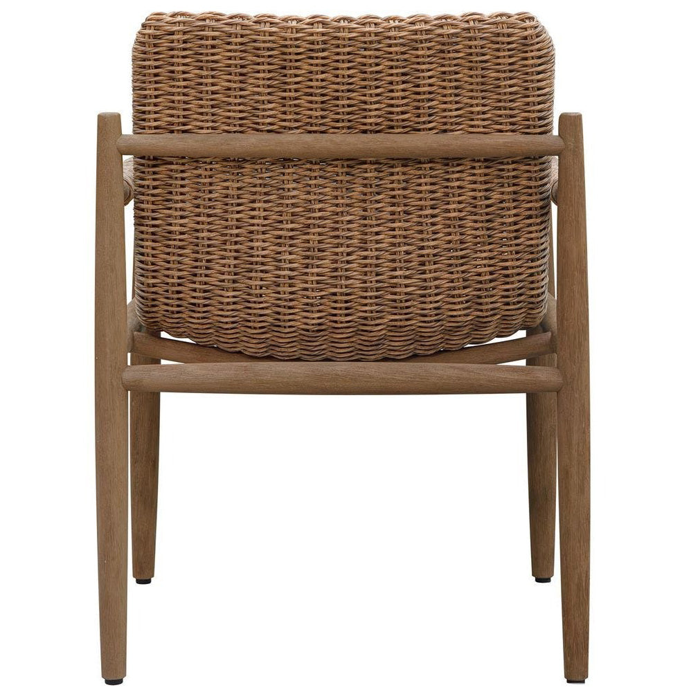 Sumba Flax Outdoor Lounge Chair by Uttermost