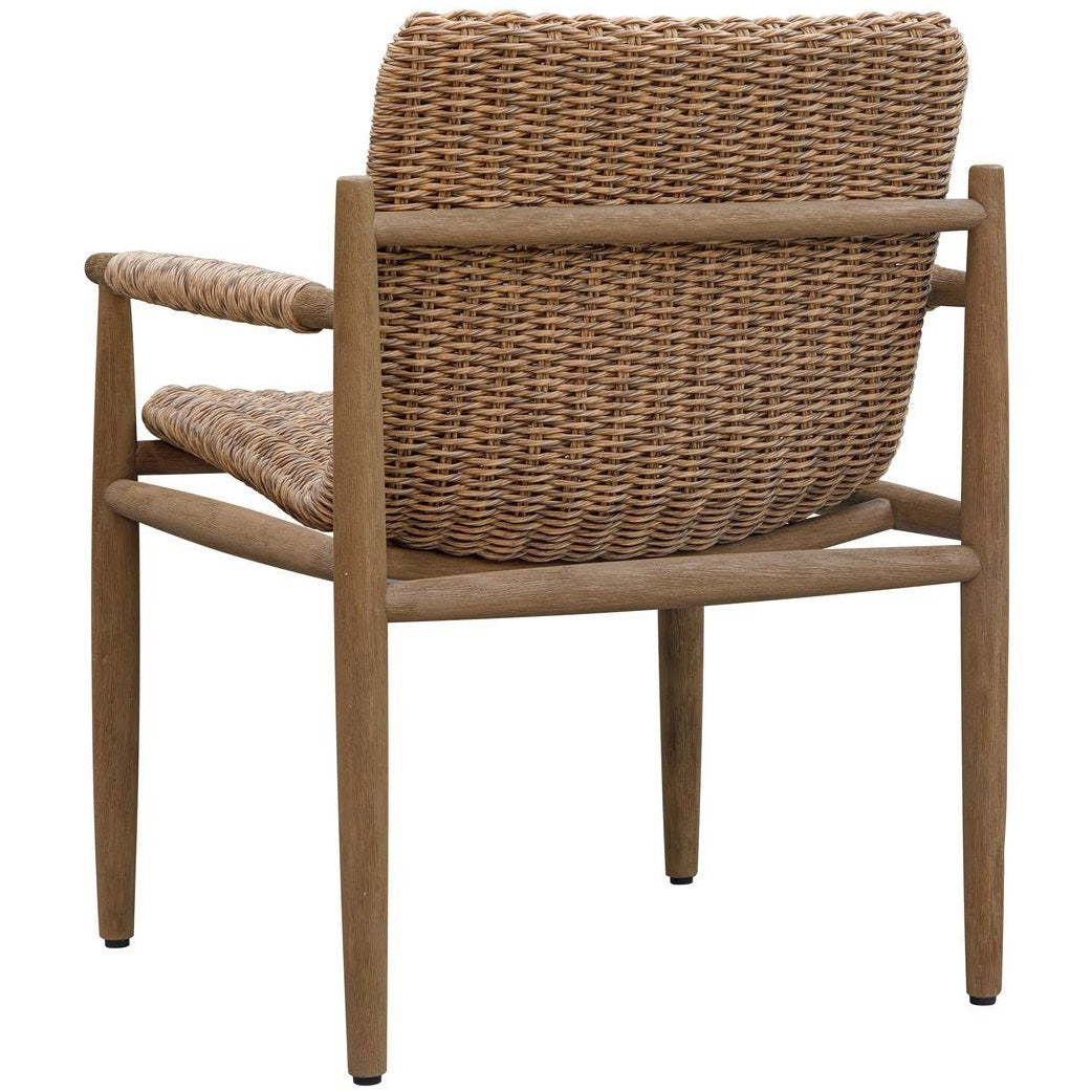 Sumba Flax Outdoor Lounge Chair by Uttermost