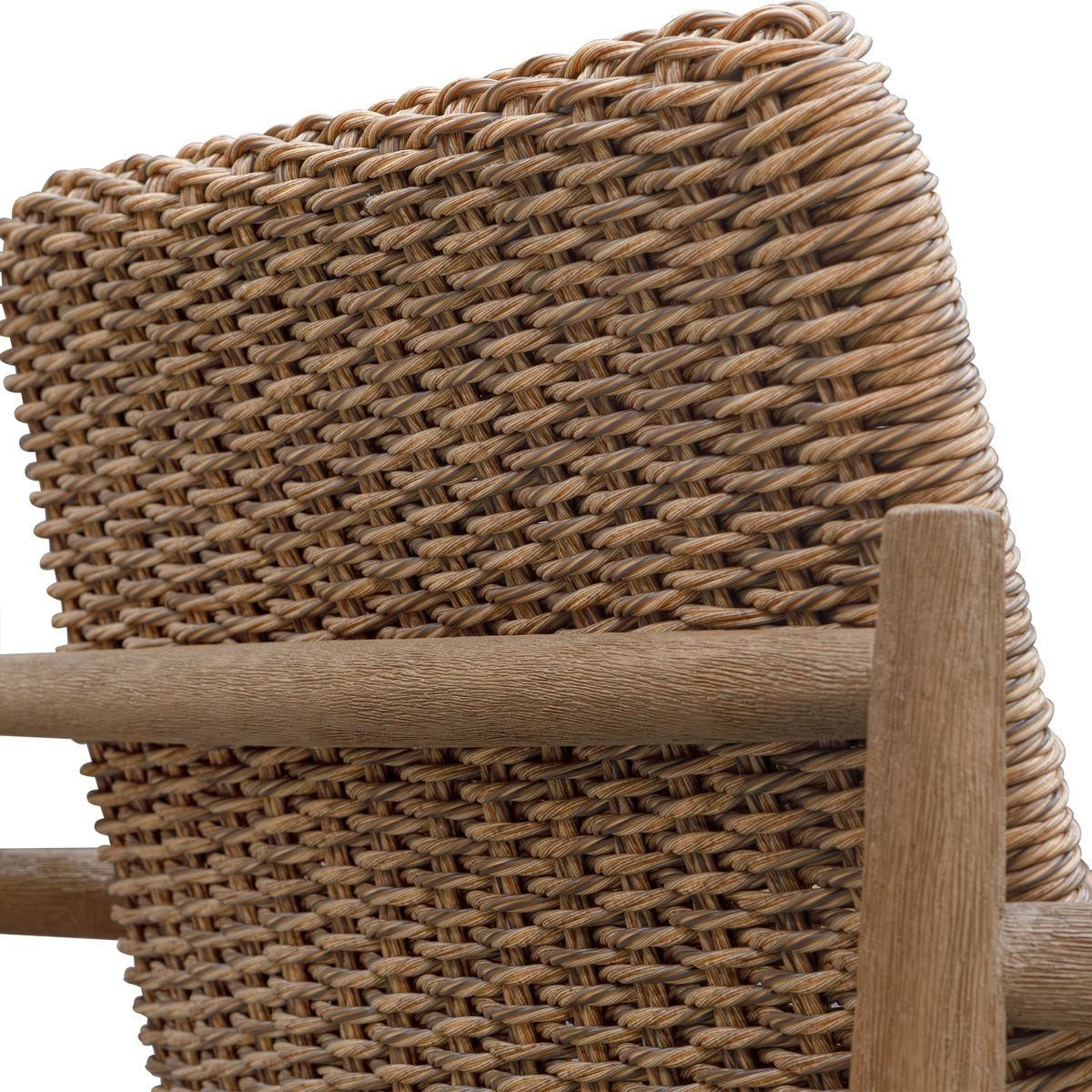 Sumba Flax Outdoor Lounge Chair by Uttermost