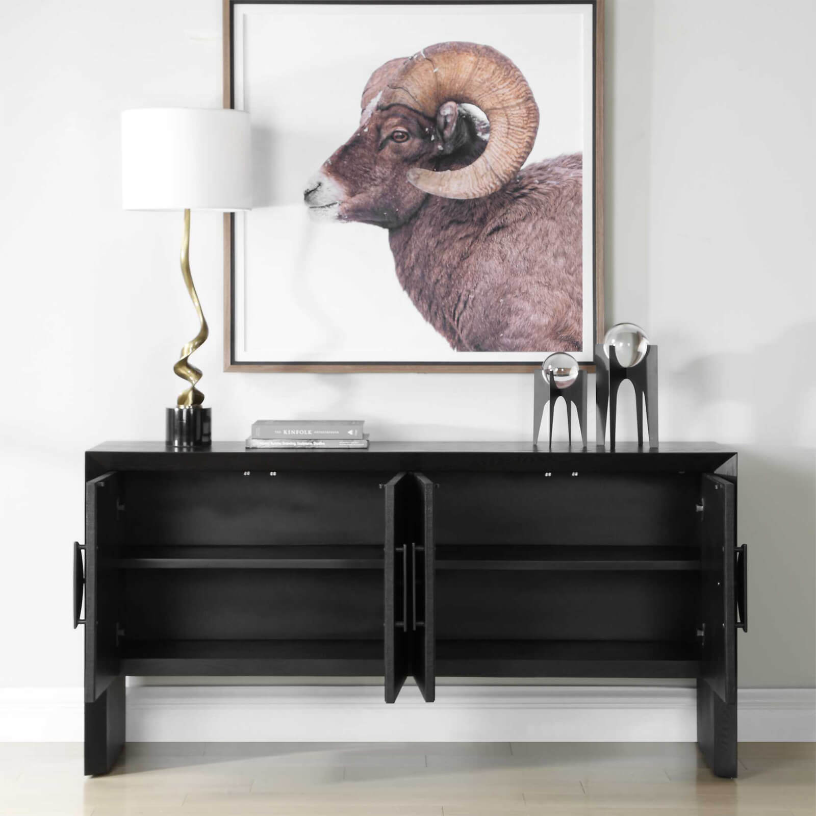 Williams Sideboard in Black by Uttermost