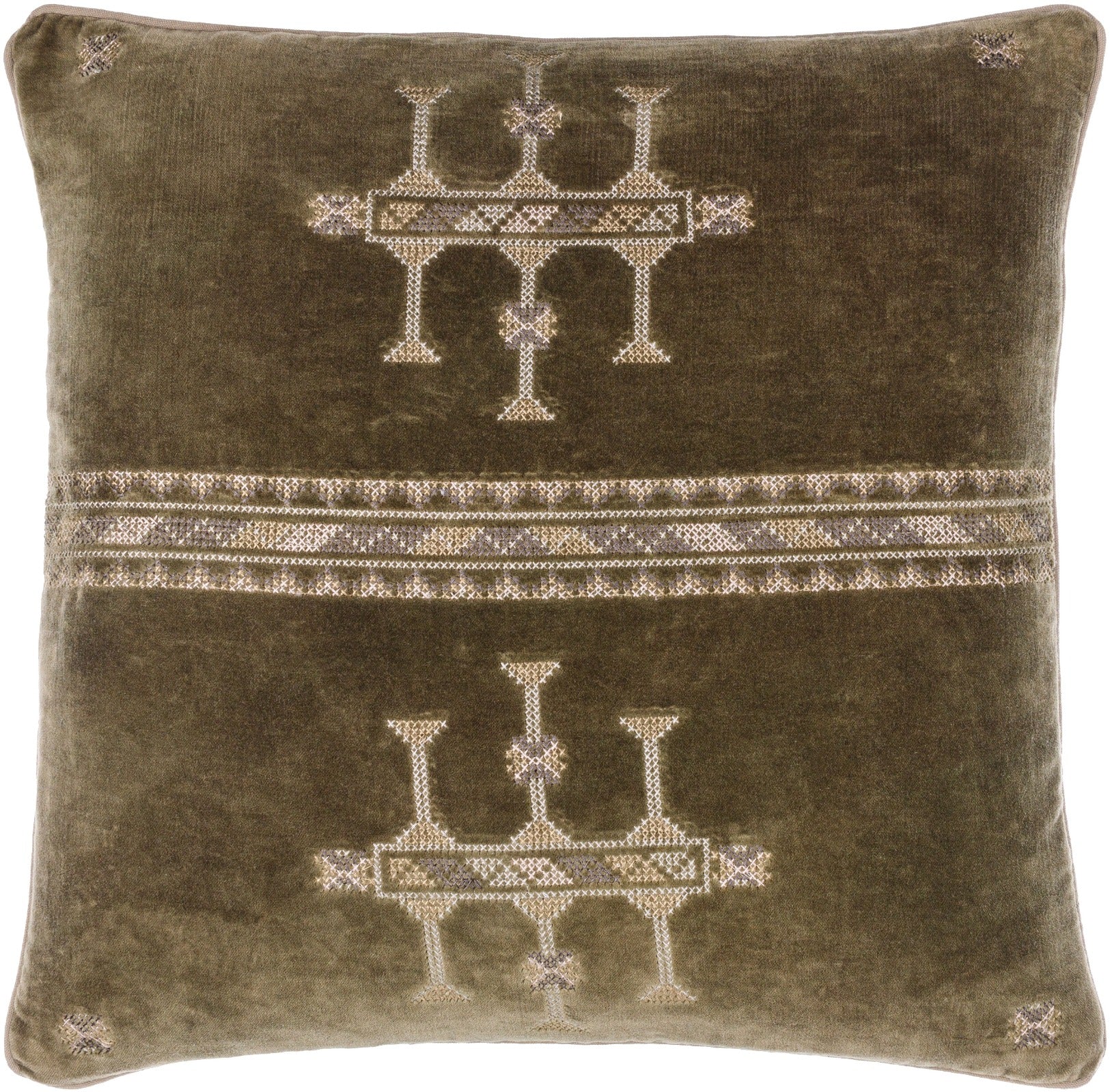 Velour Velvet Cushion by Keiichi