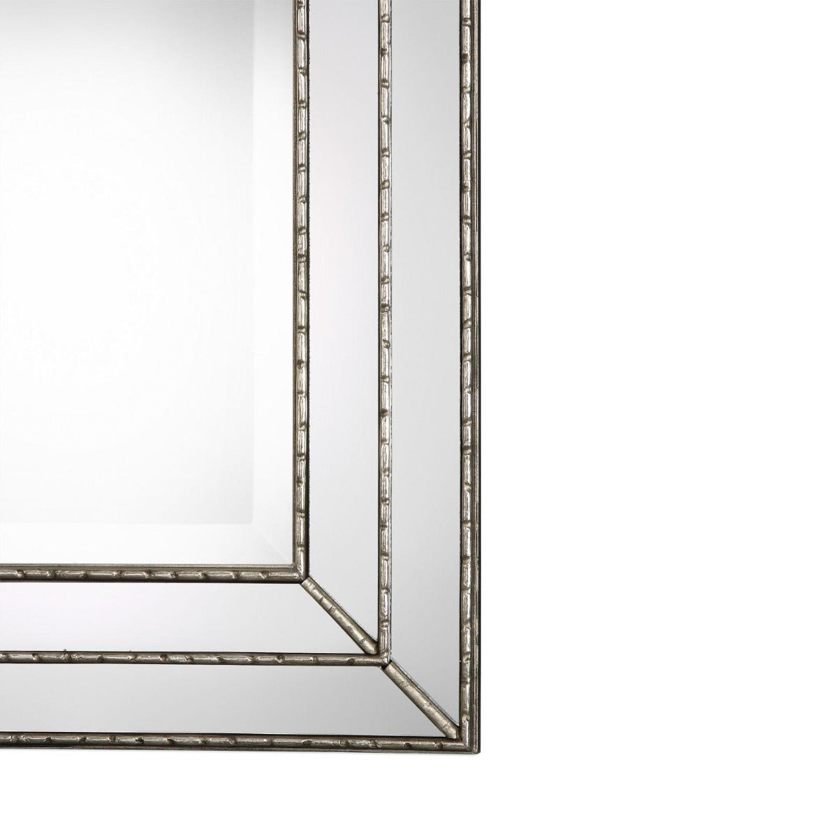 Triple Frame Mirror Silver Finish by Keiichi