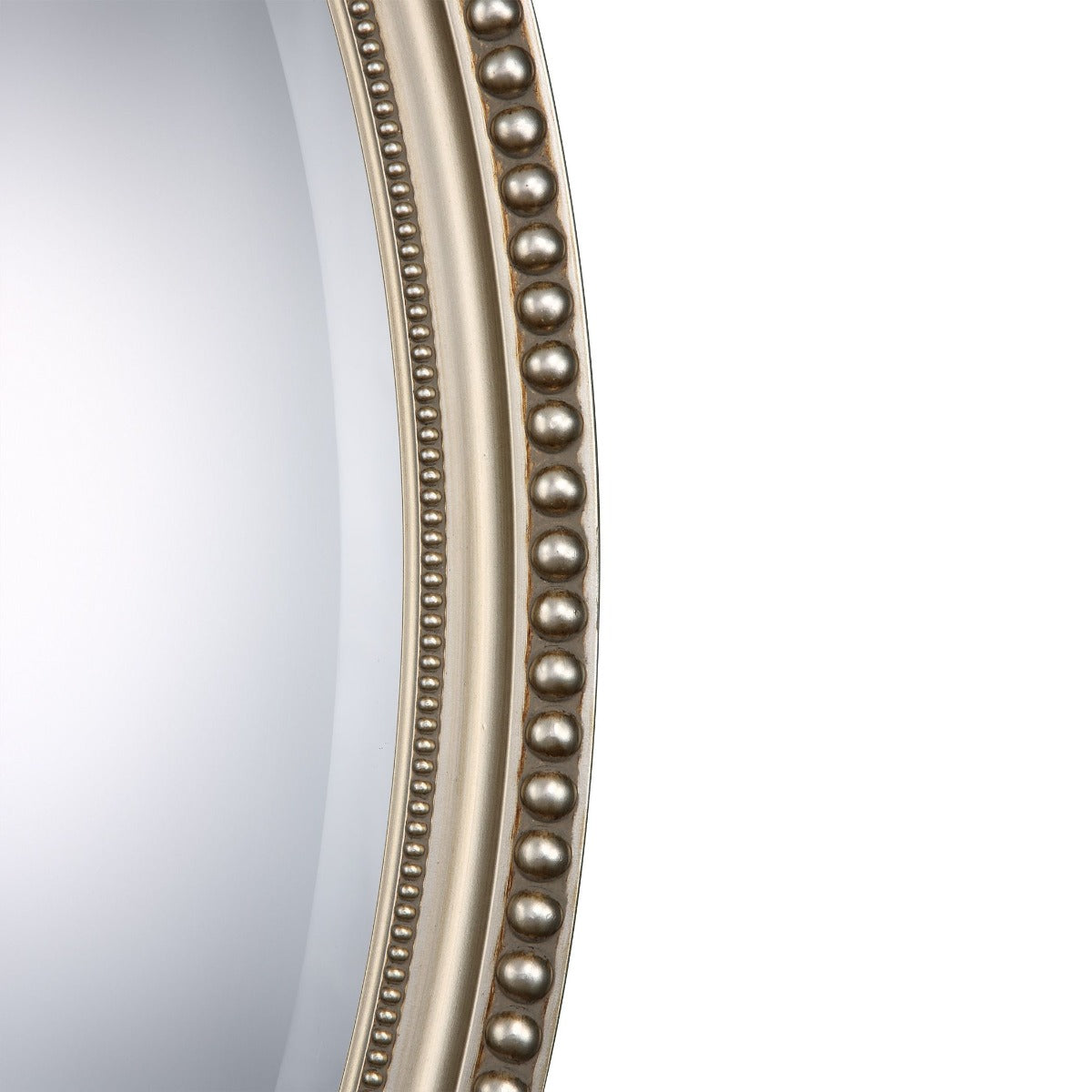 Edith Mirror Antique Silver Finish by Keiichi
