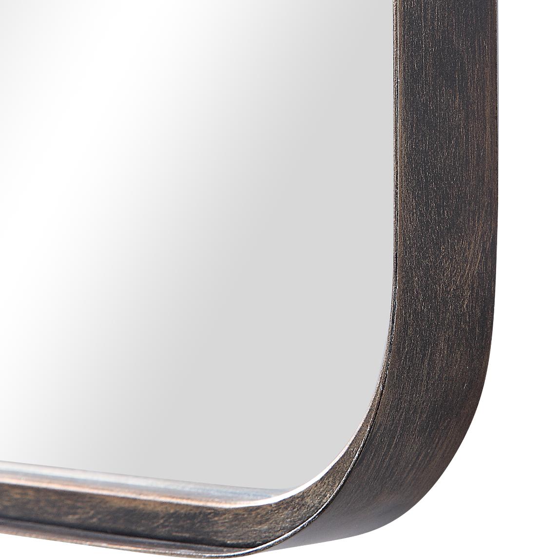 Joe Rectangular Mirror in Dark Bronze by Keiichi