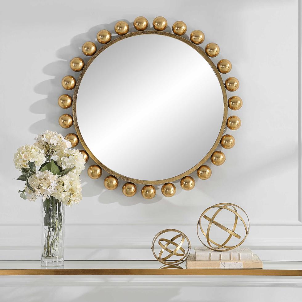 Spheres Mirror Gold by Keiichi