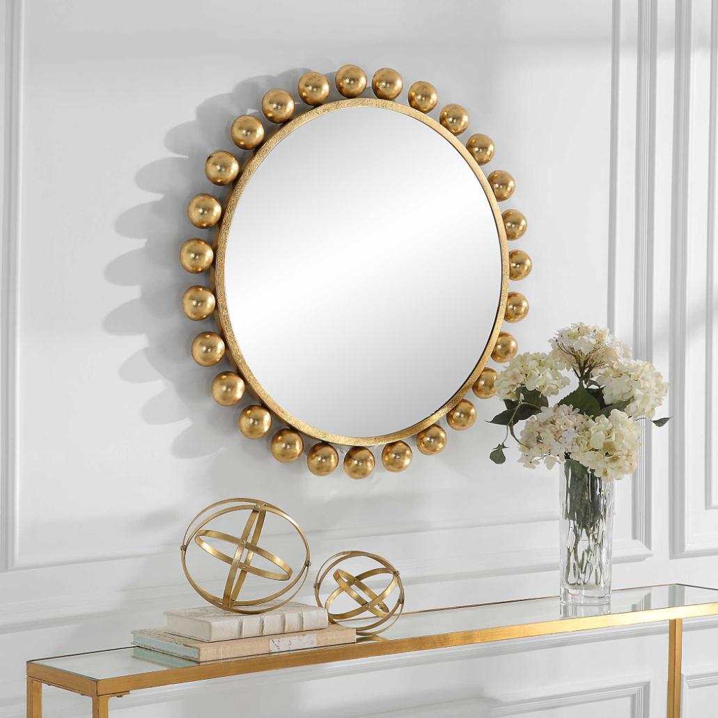 Spheres Mirror Gold by Keiichi