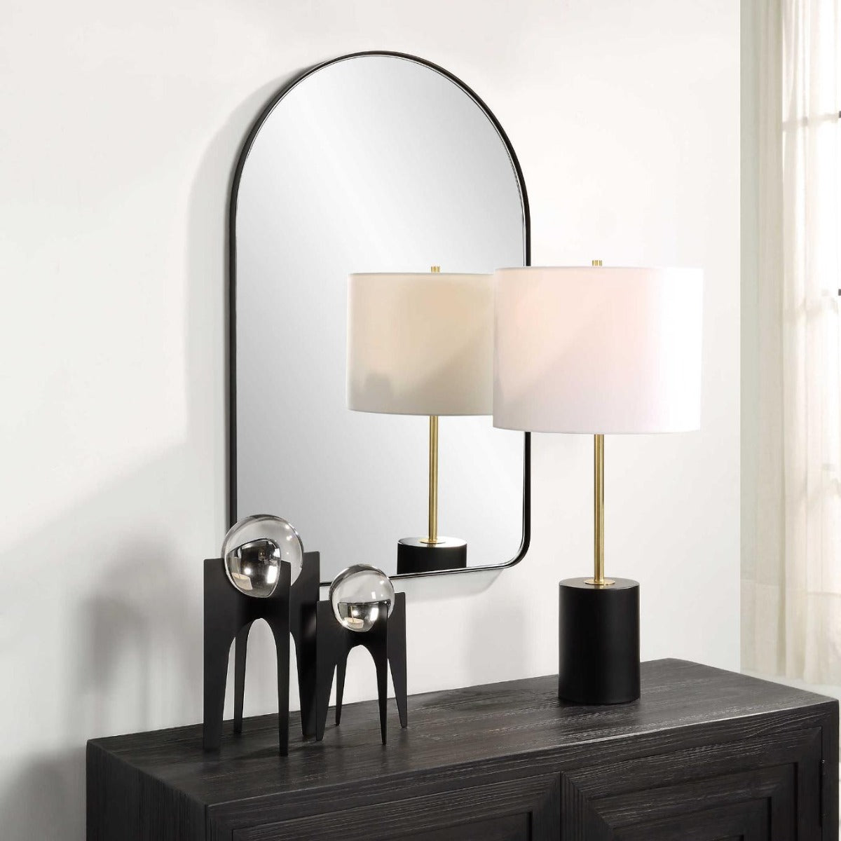 Kaitlynn Arched Mirror by Keiichi