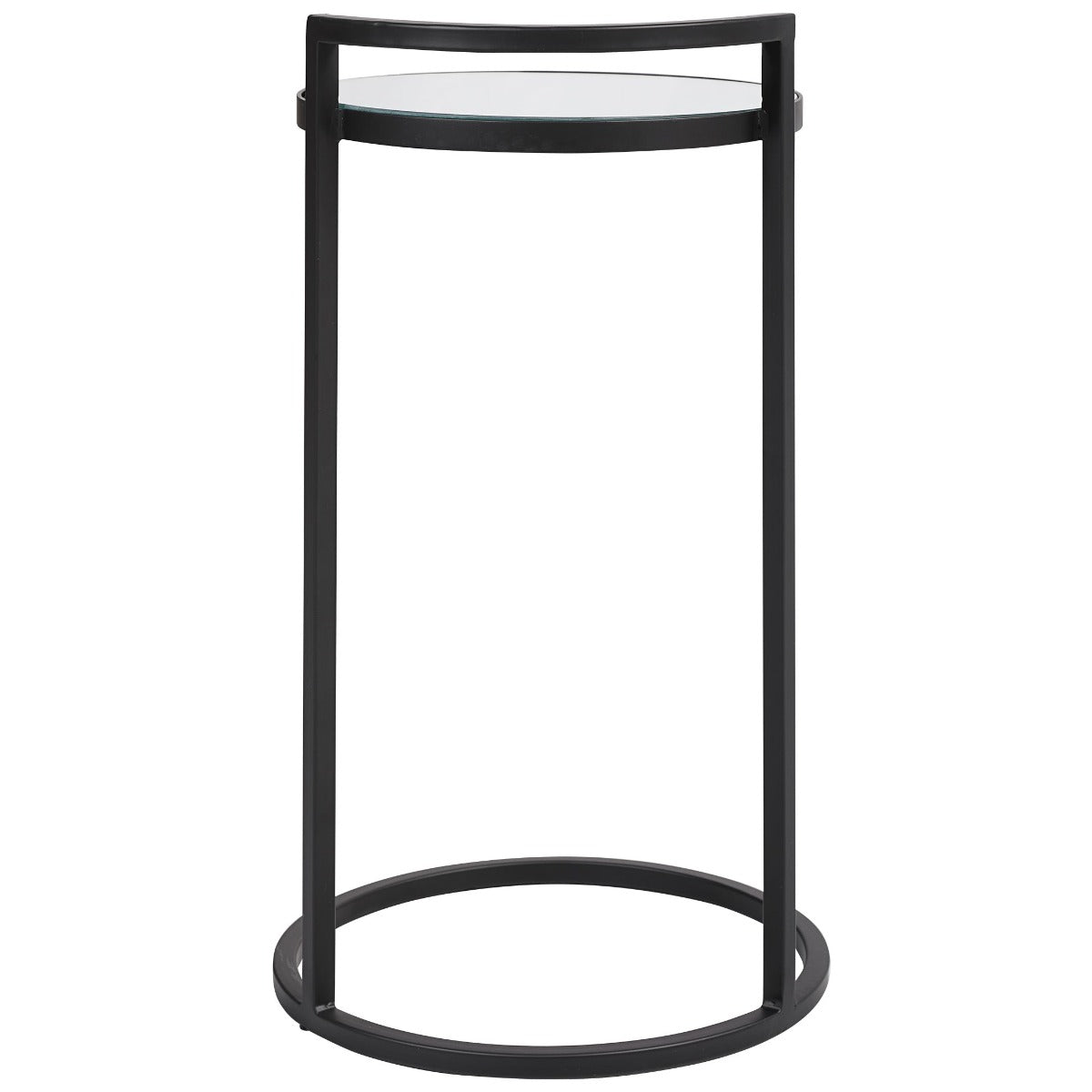 Reflects Mirrored Drinks Table by Keiichi