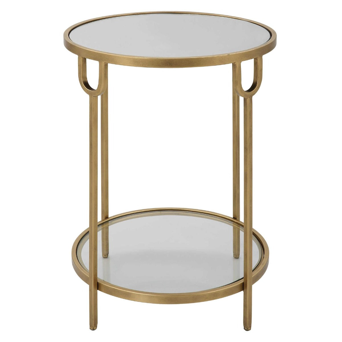 Ula Side Table Brass by Keiichi