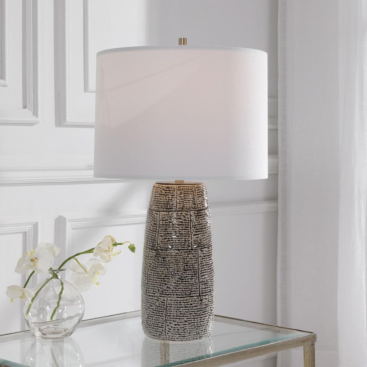 Patchwork Table Lamp by Keiichi