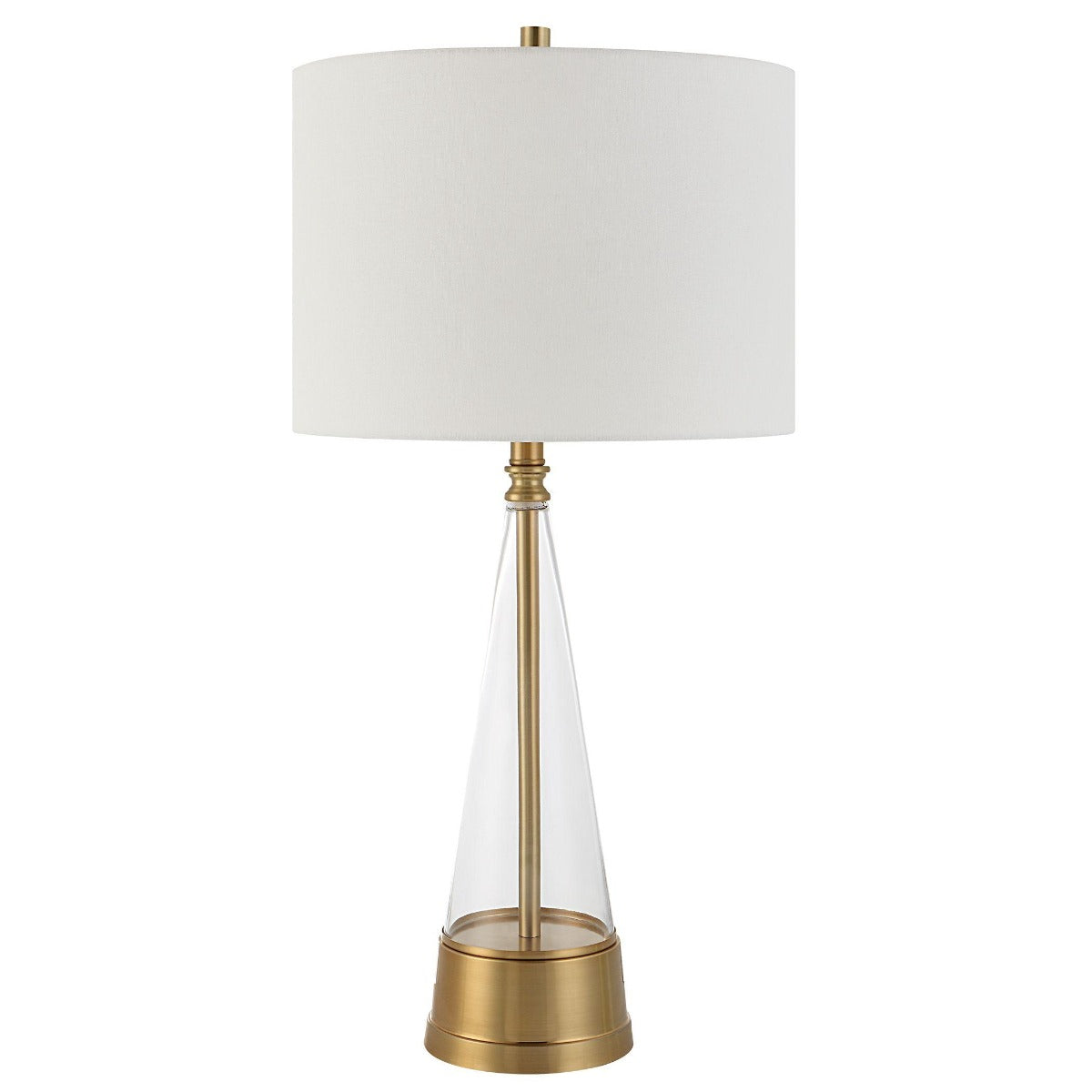 Prism Table Lamp Brass by Keiichi