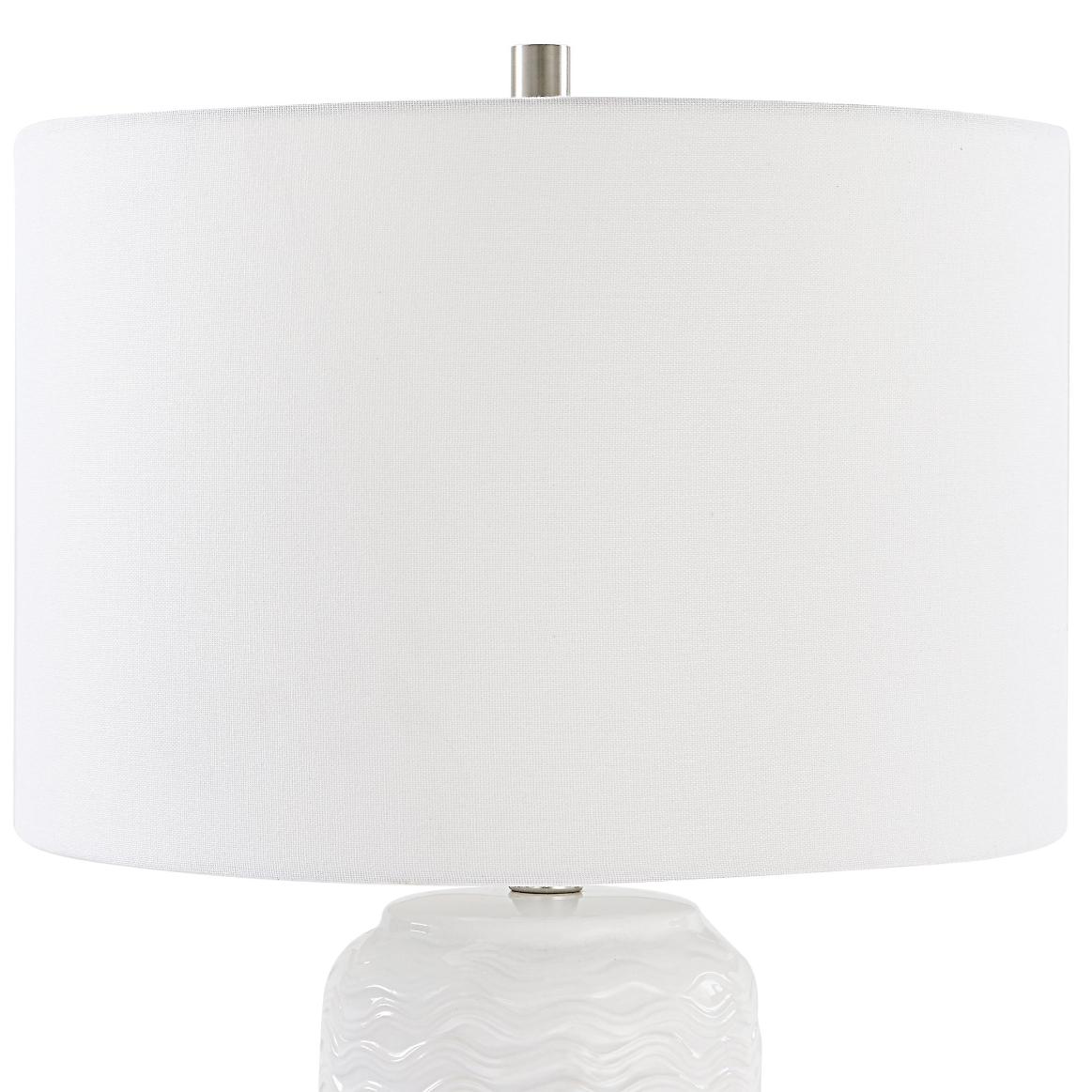 Seaview Table Lamp in White by Keiichi