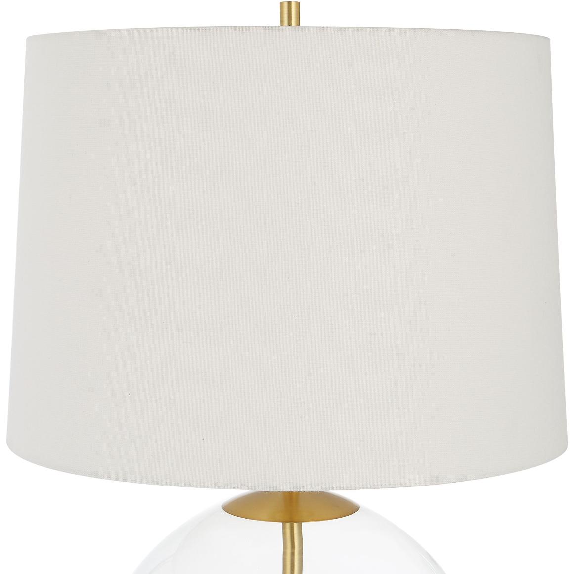 Clear Globe Table Lamp by Keiichi