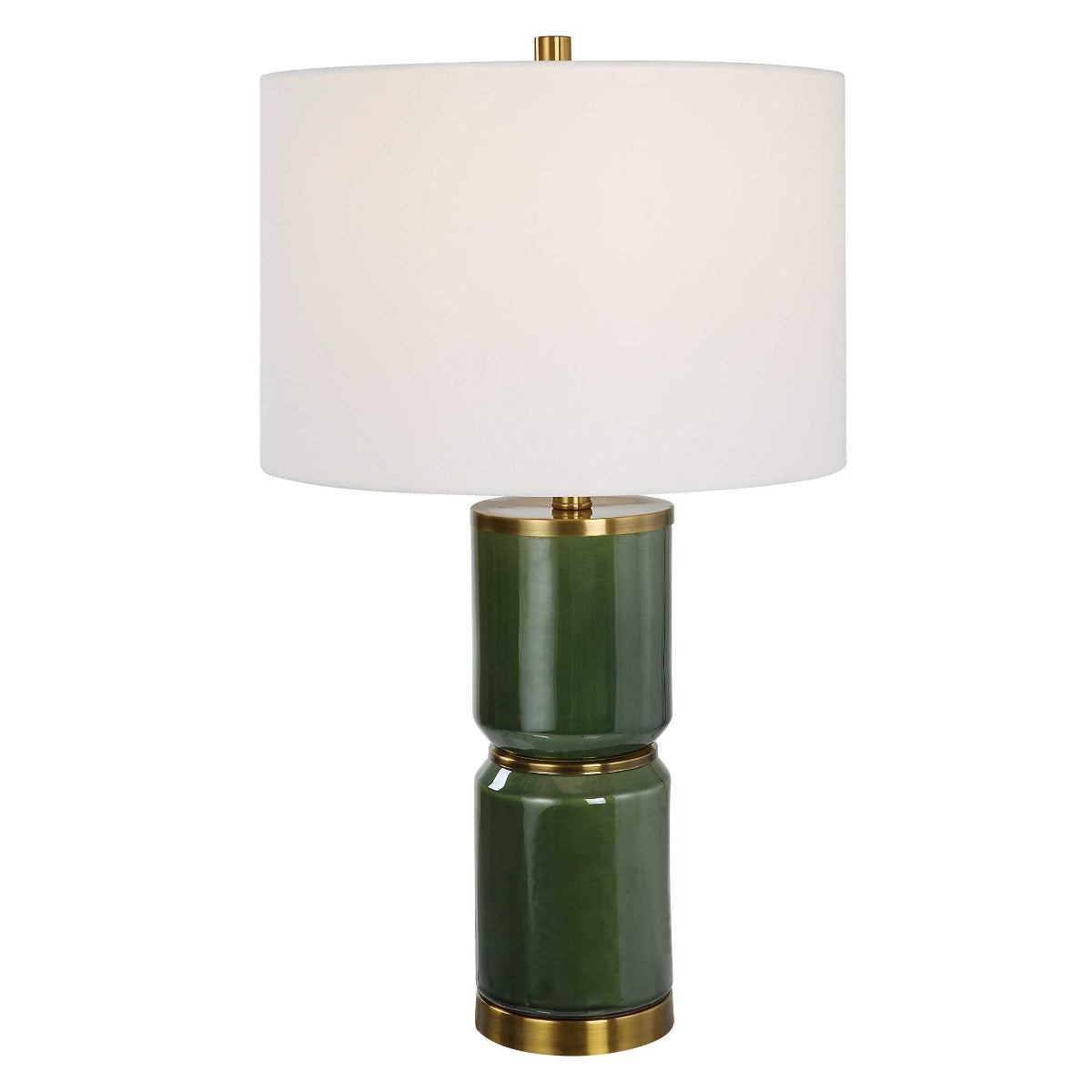 Lilian Table Lamp in Moss Green by Keiichi