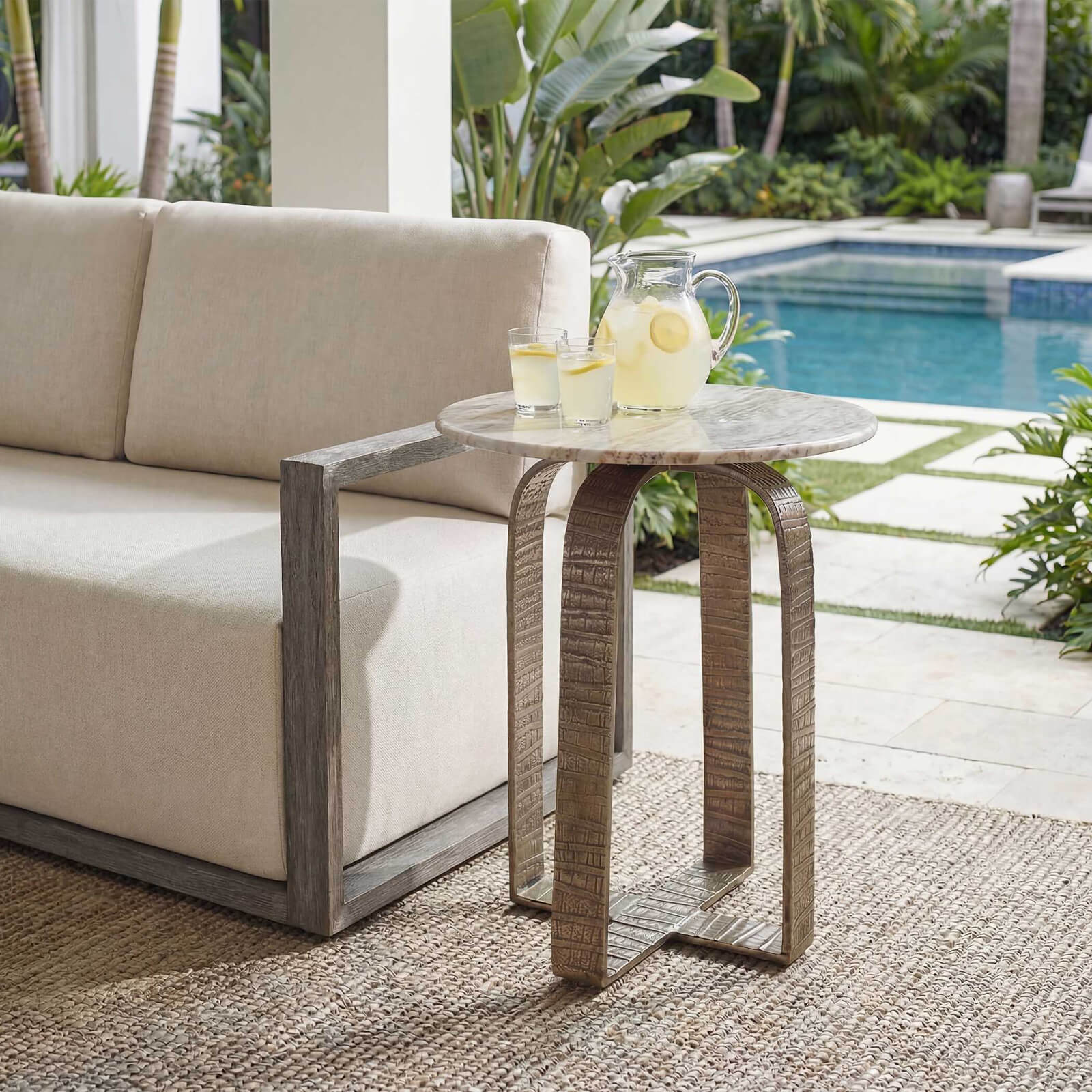 Warner Indoor-Outdoor Side Table by Uttermost