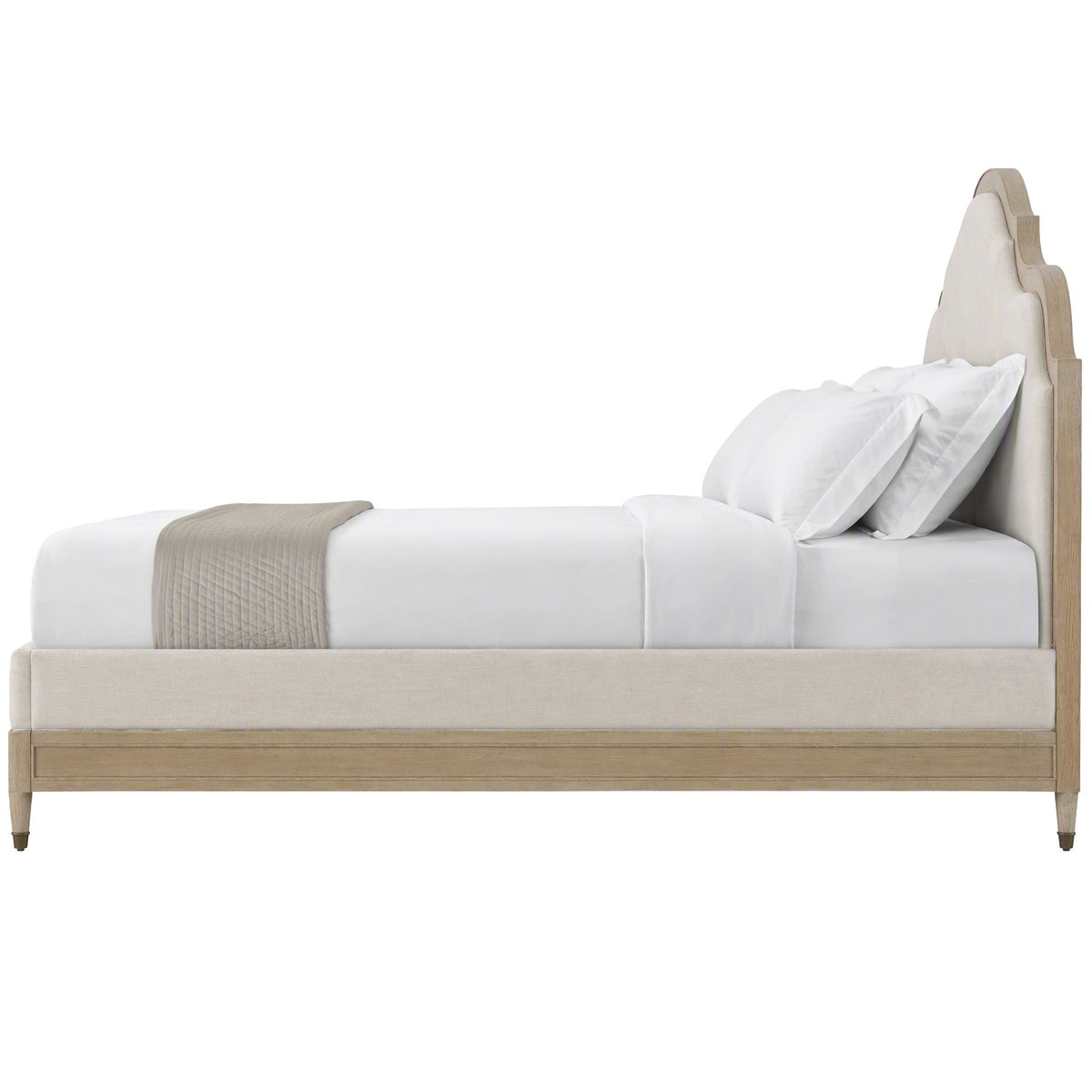 Willowmere Bed in Riverwash Oak - UK Super King Size by Theodore Alexander
