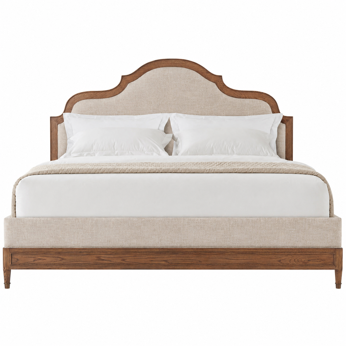 Willowmere Bed in Tobacco - UK King Size by Theodore Alexander