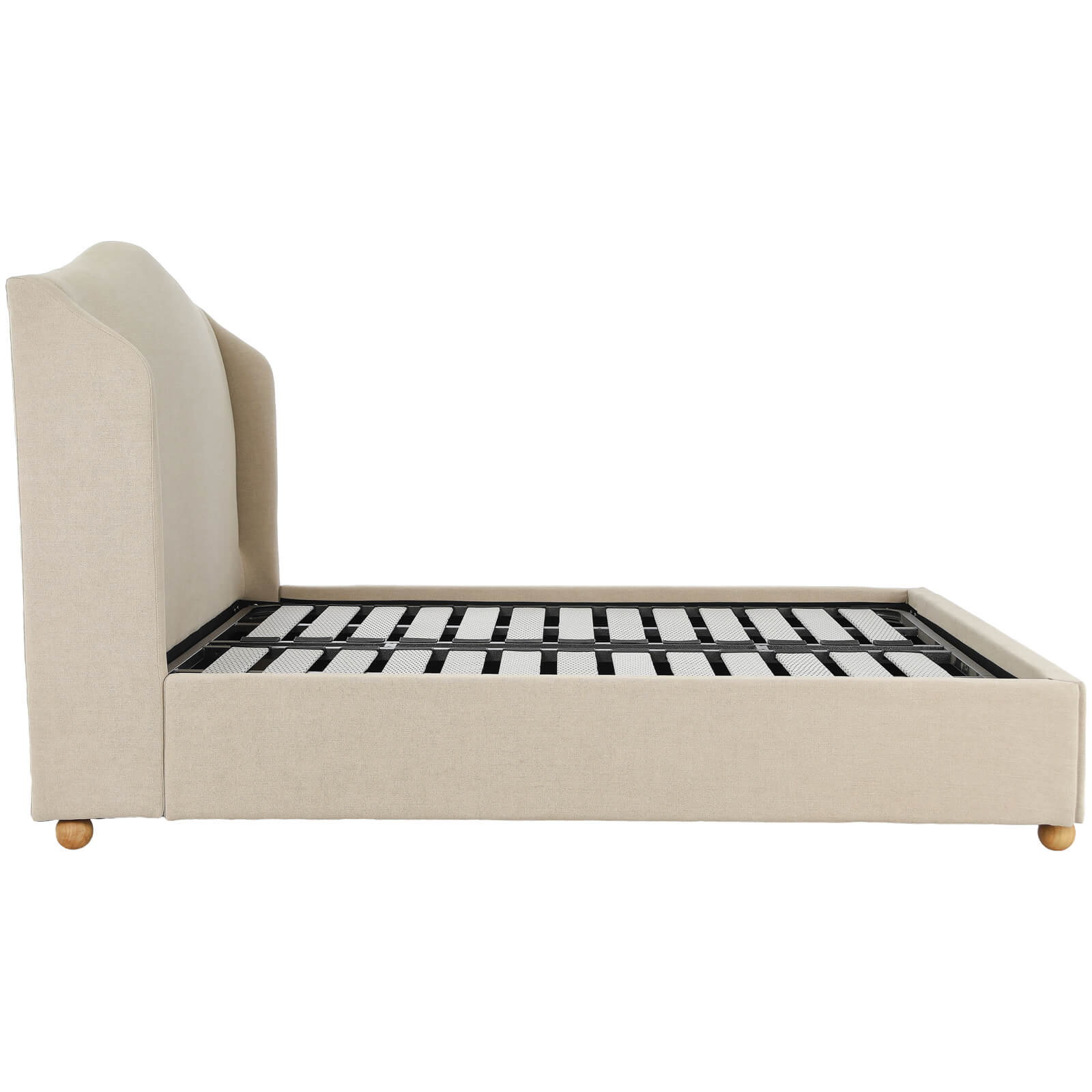 Wilmcote Winged Upholstered Bed - King Size by Keiichi