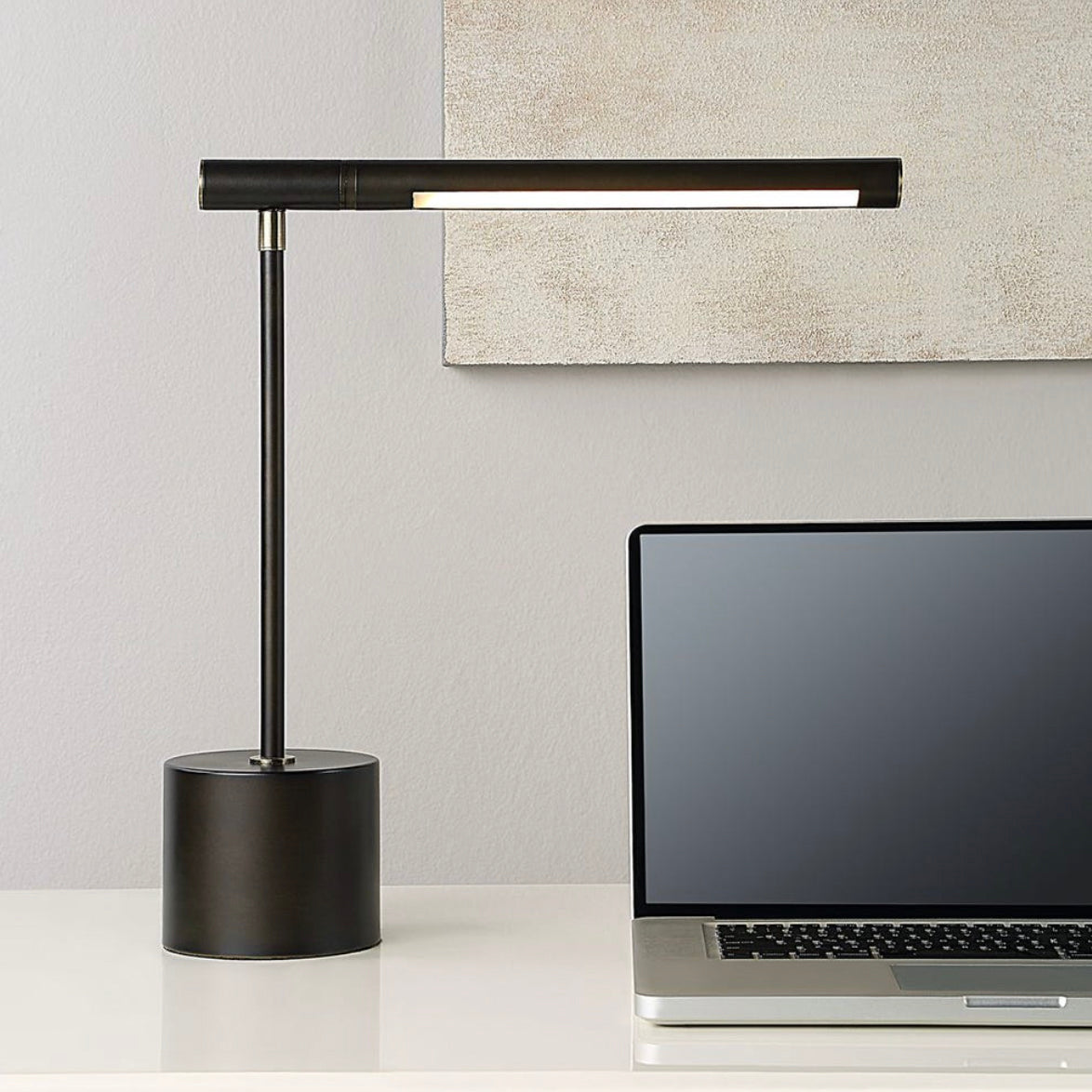 Zara Desk Lamp in Bronze by Keiichi