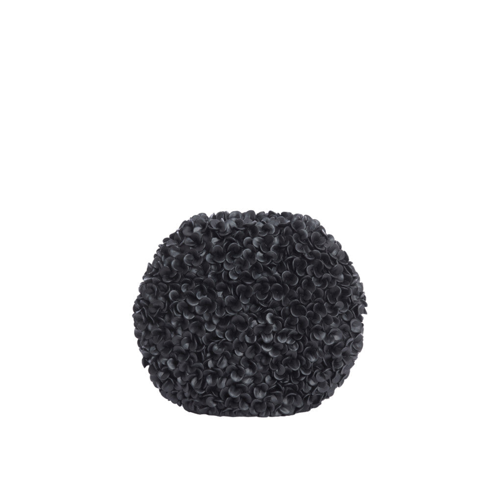 Phylia Matt Black Vase Deco - Medium Light & Living