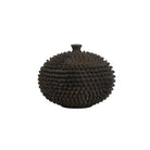 Caldras Brown Deco Jar - Large Light & Living
