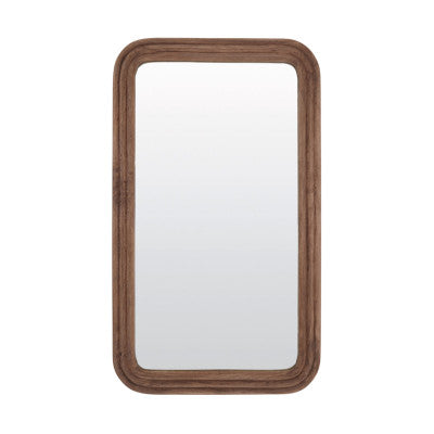 Florias Wood Brown Mirror Light & Living