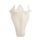 Aiora Glass Milky Cream Vase - Large Light & Living