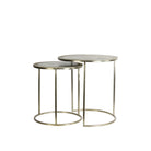 Talca Light Gold Side Table - Set of Two Light & Living