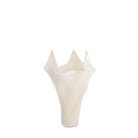 Aiora Glass Milky Cream Vase - Small Light & Living